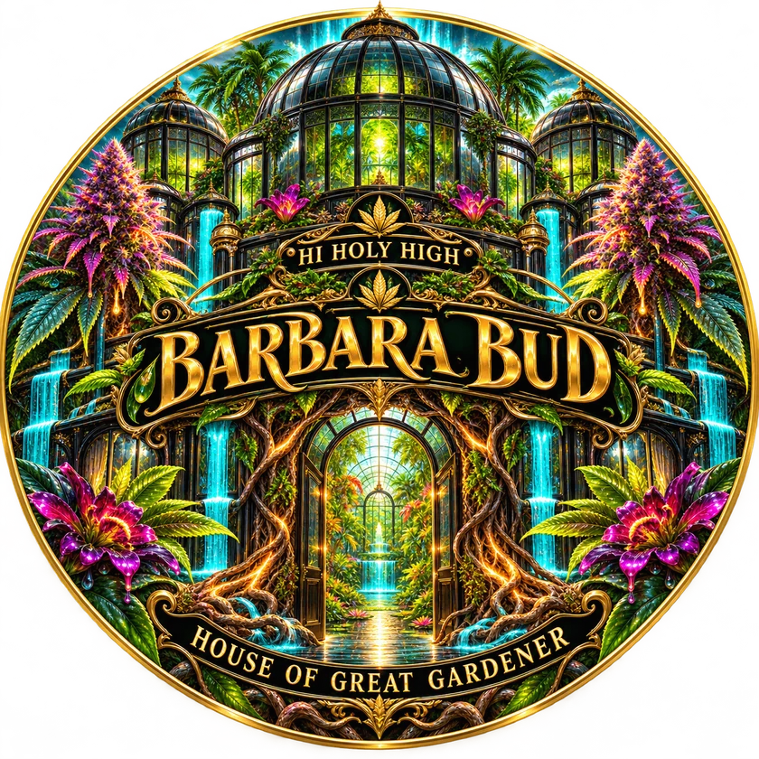 Bestbewertete runde Kunst für Barbara Bud - House of Great Gardener
