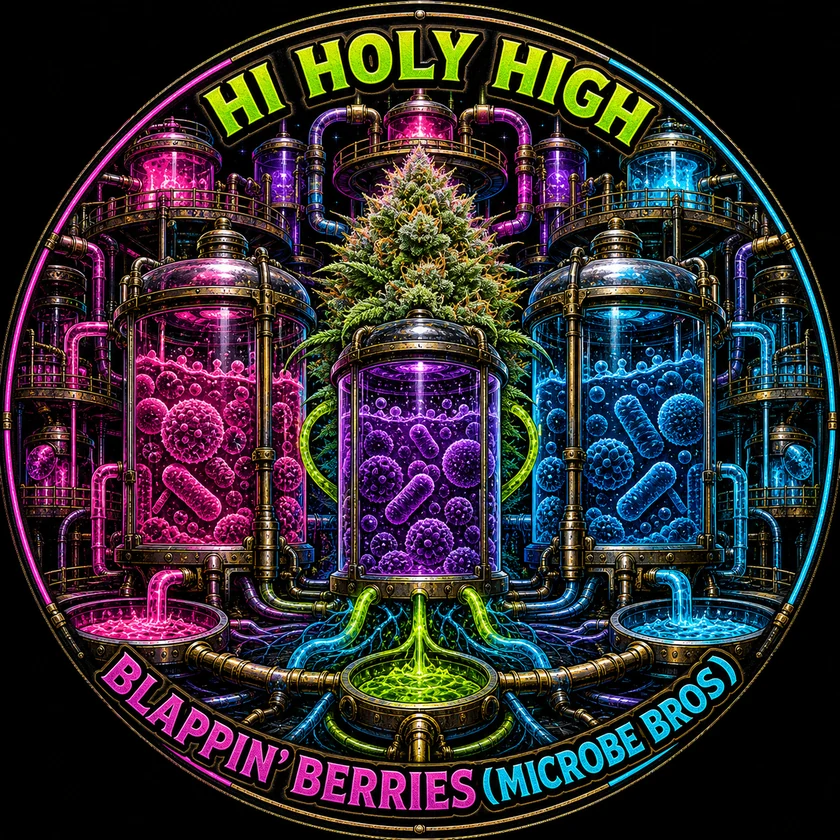 Top-rated round artwork for Blappin’ Berries (Microbe Bros)