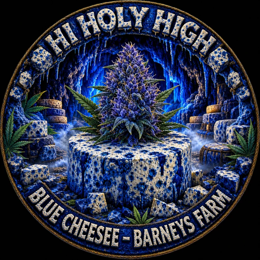 Top-rated round artwork for Blue Cheese – Barneys Farm