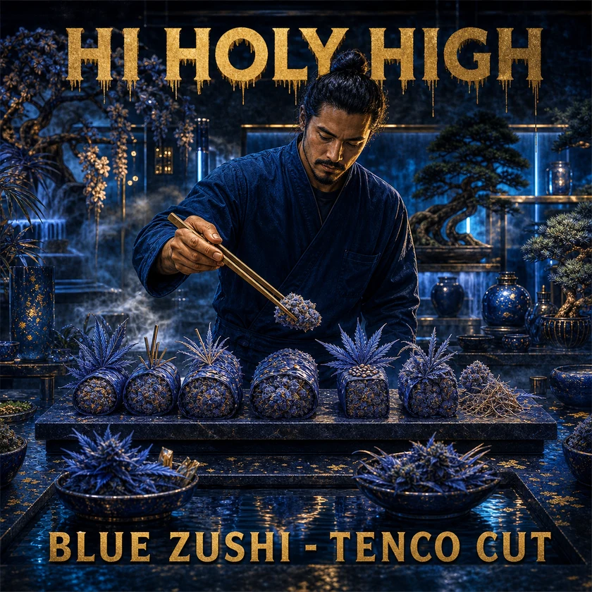 Bestbewertete quadratische Kunst für Blue Zushi