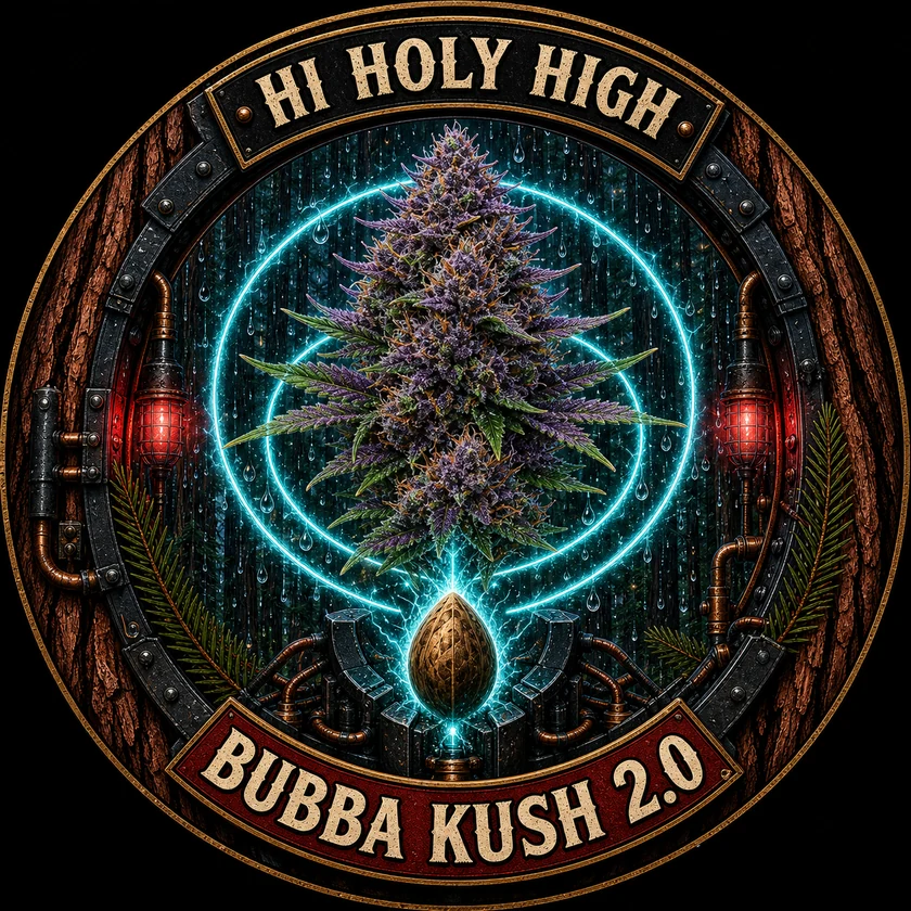Bestbewertete runde Kunst für Bubba Kush 2.0 - Humboldt Seeds