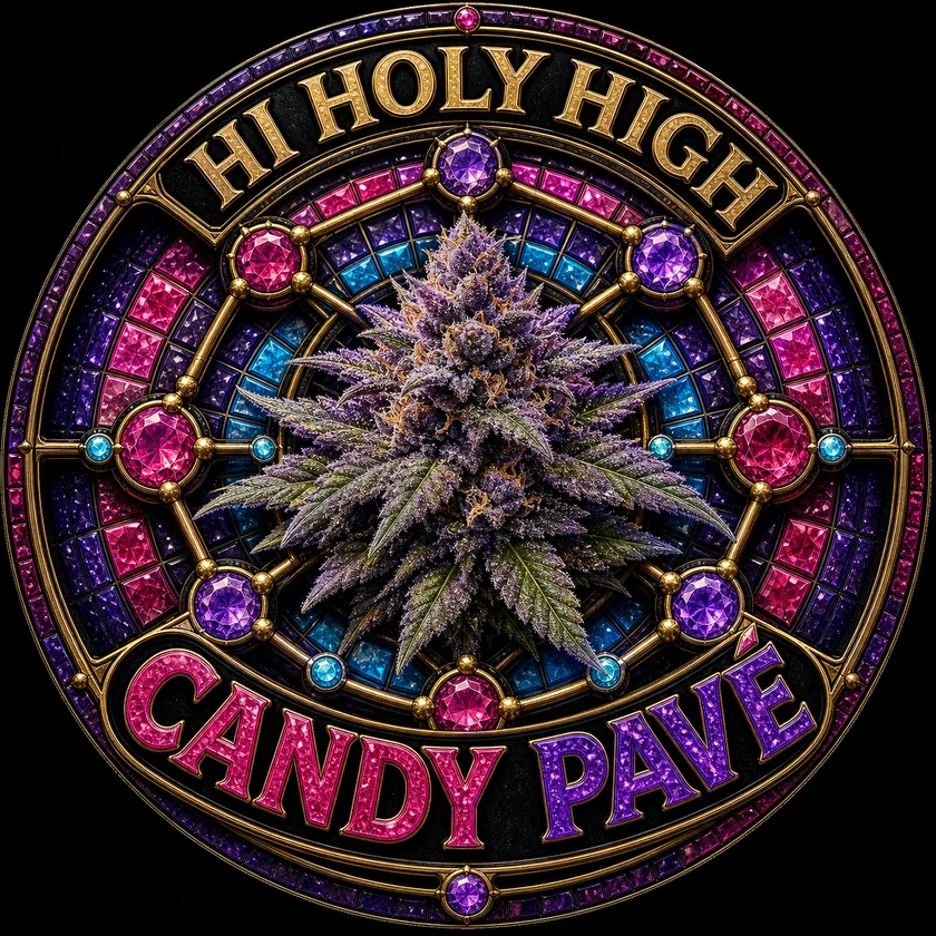 Bestbewertete runde Kunst für Candy Pave - Compound Genetics