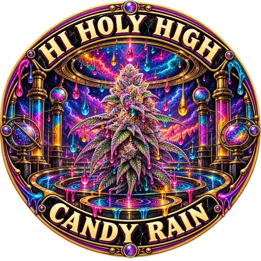 Bestbewertete runde Kunst für Candy Rain - Cookies Fam. Genetics