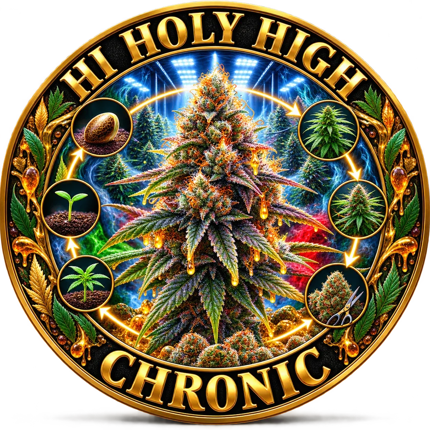 Bestbewertete runde Kunst für Chronic – Serious Seeds