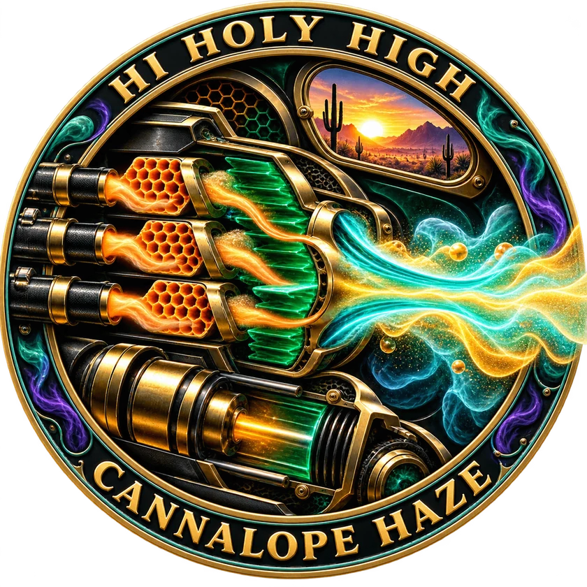 Bestbewertete runde Kunst für CLH Cannalope Haze DNA Genetics