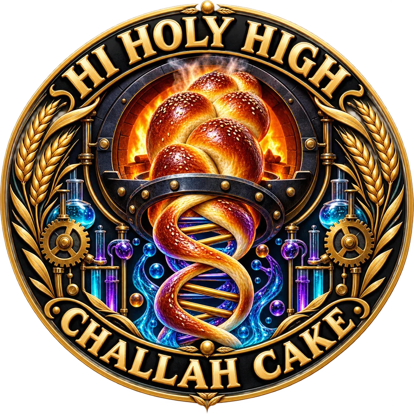 Bestbewertete runde Kunst für DNA cake x Challah Bread