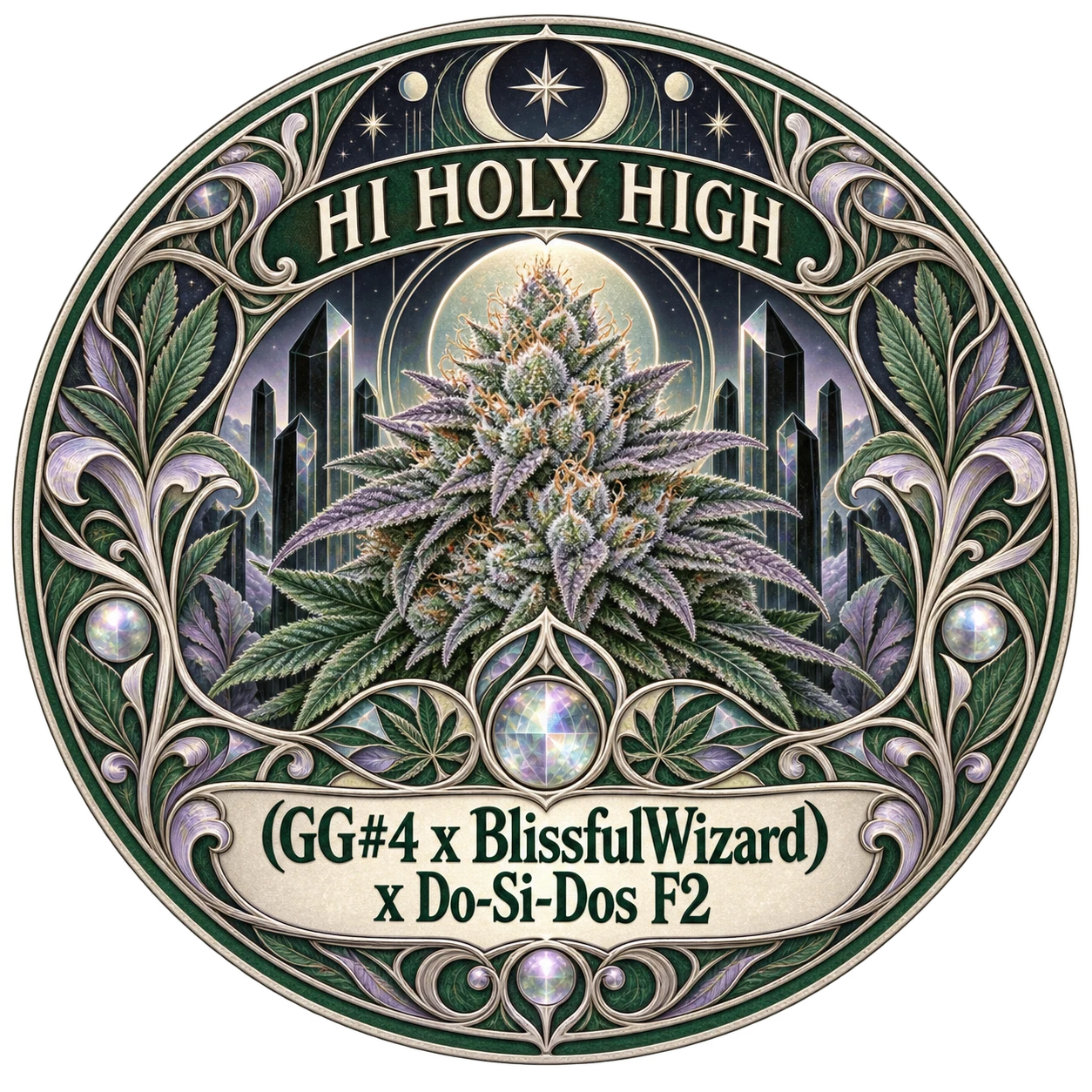 Vorläufiger Entwurf B-R1 · (GG#4 x BlissfulWizard) x Do-Si-Dos F2