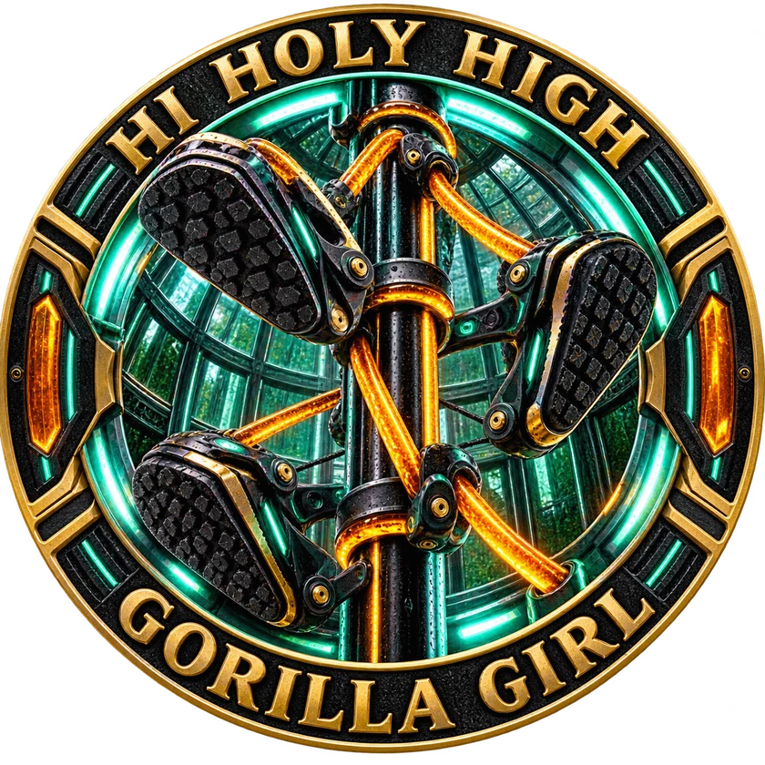 Bestbewertete runde Kunst für Gorilla Girl - Sweet Seeds
