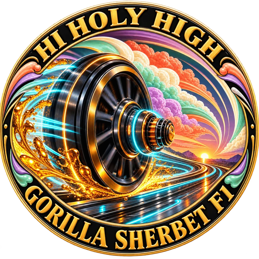 Top-rated round artwork for Gorilla Sherbert F1 - Sweet Seeds