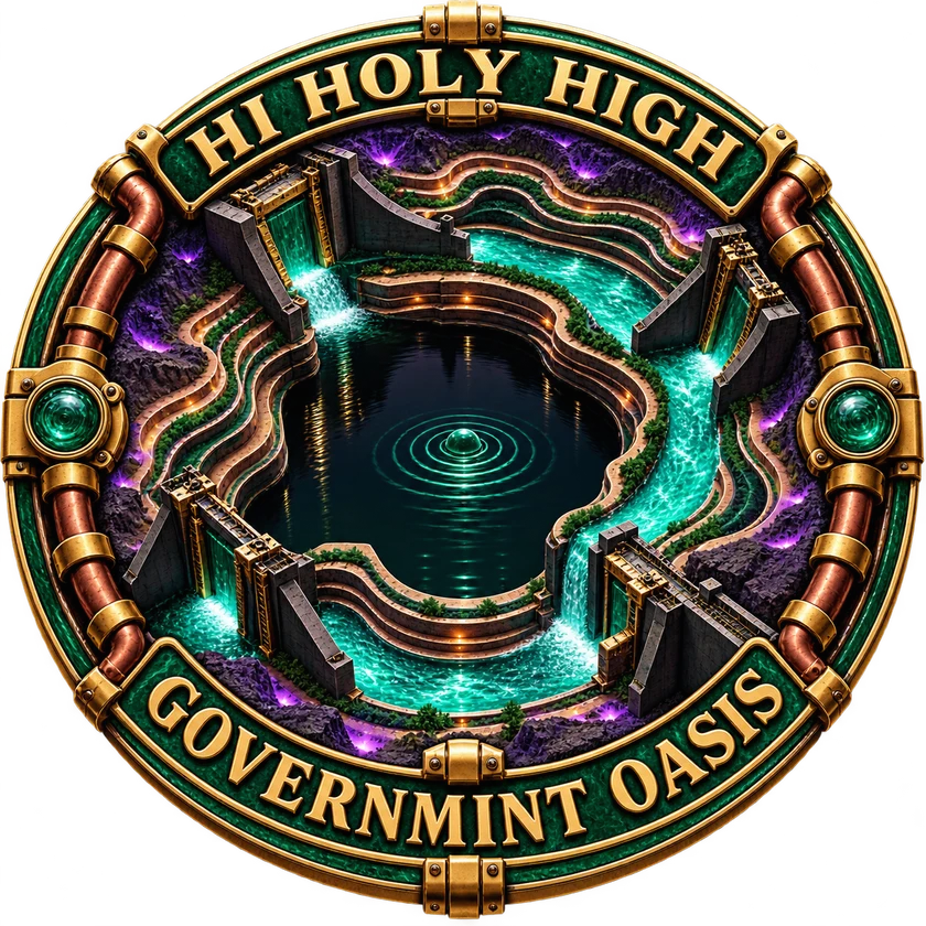 Top-rated round artwork for Governmint Oasis