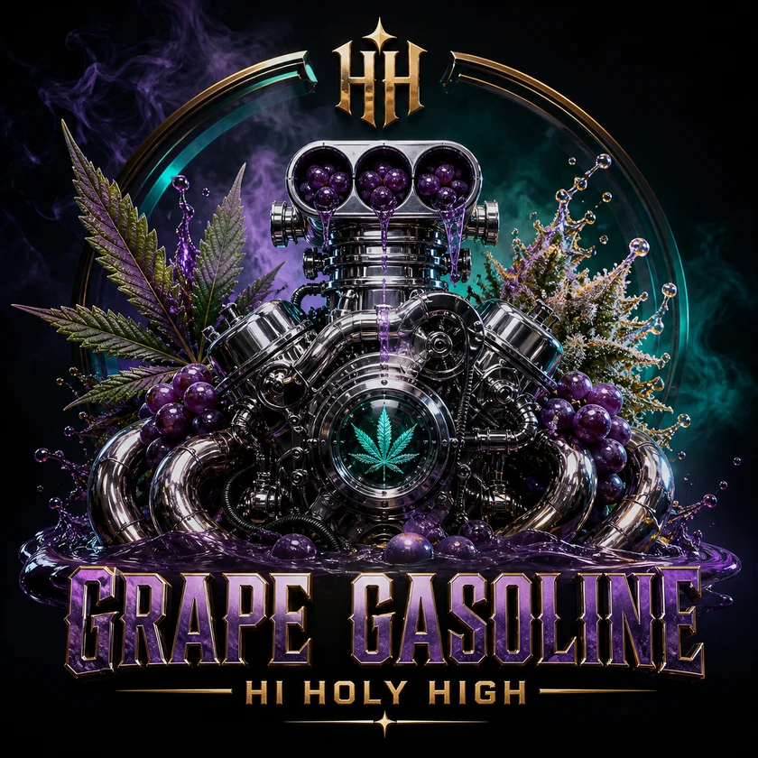 Top-rated round artwork for Grape Gasoline