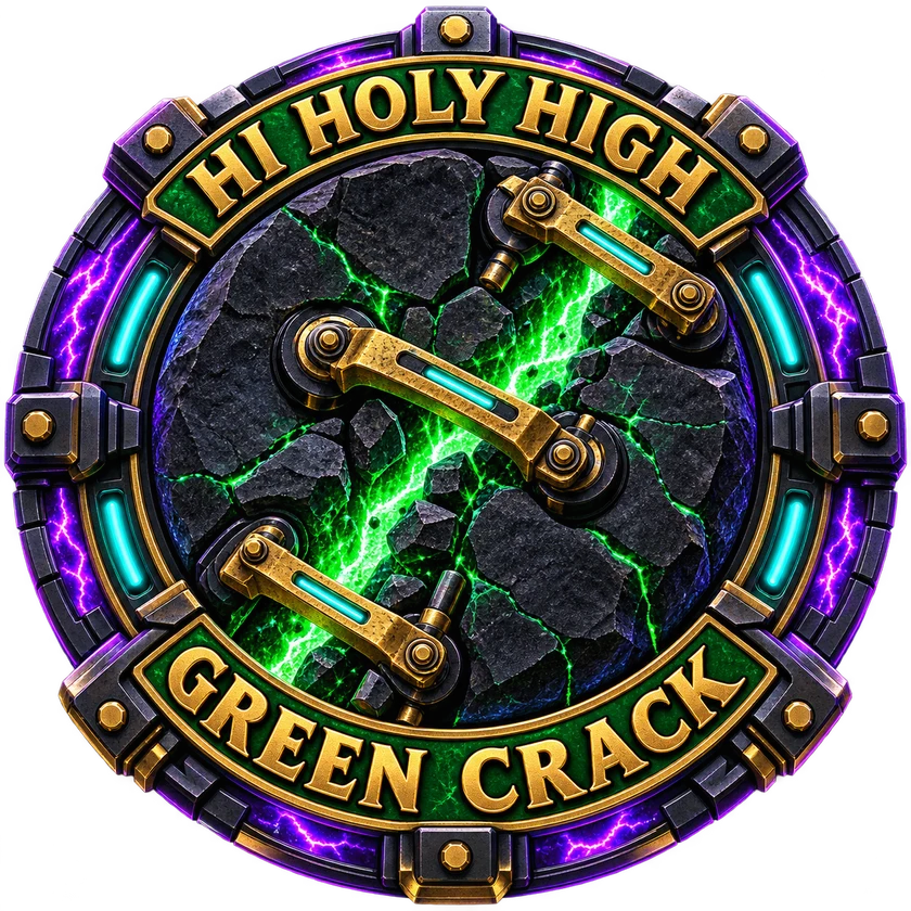 Top-rated round artwork for green crack - humbolr