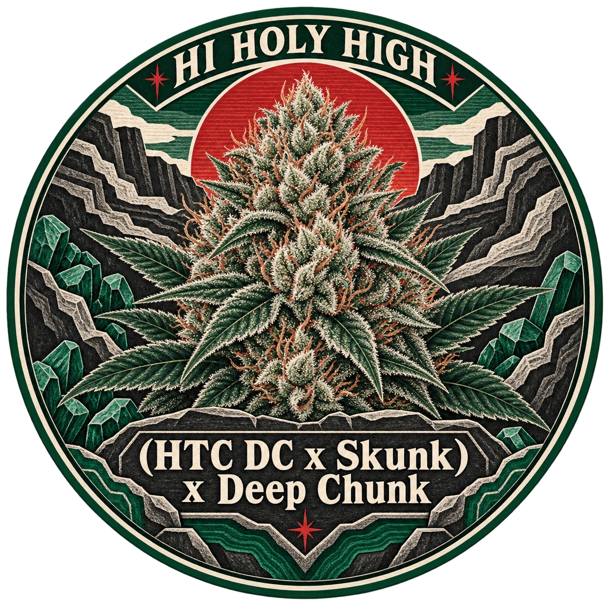 Arte provisional B-R2 · (HTC DC x Skunk) x Deep Chunk