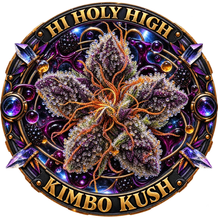 Bestbewertete runde Kunst für Kimbo Kush – Exotic Genetics