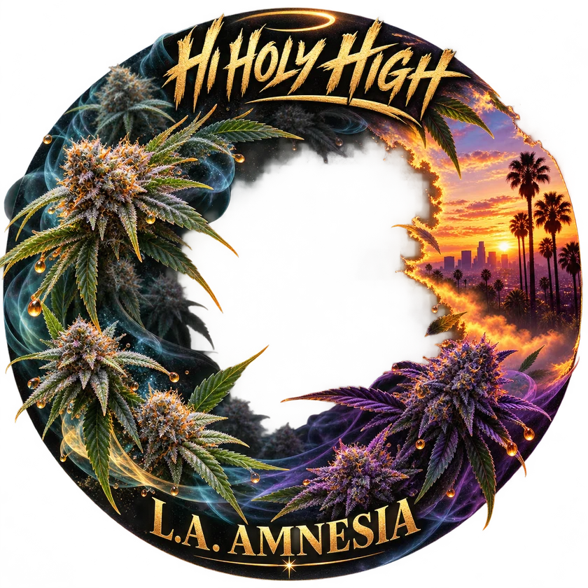 Bestbewertete runde Kunst für L.A. Amnesia - Paradise Seeds