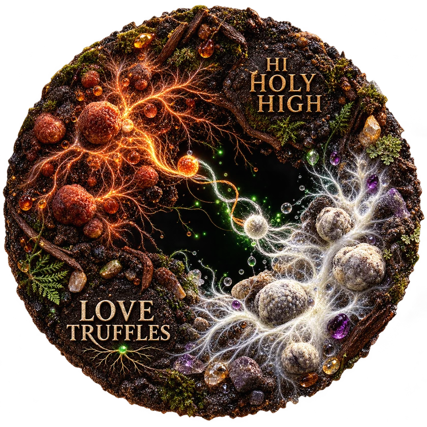 Bestbewertete runde Kunst für Love Truffles (Beleaf)