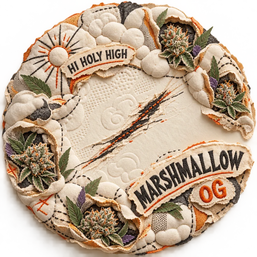 Top-rated round artwork for MARSHMALLOW OG
