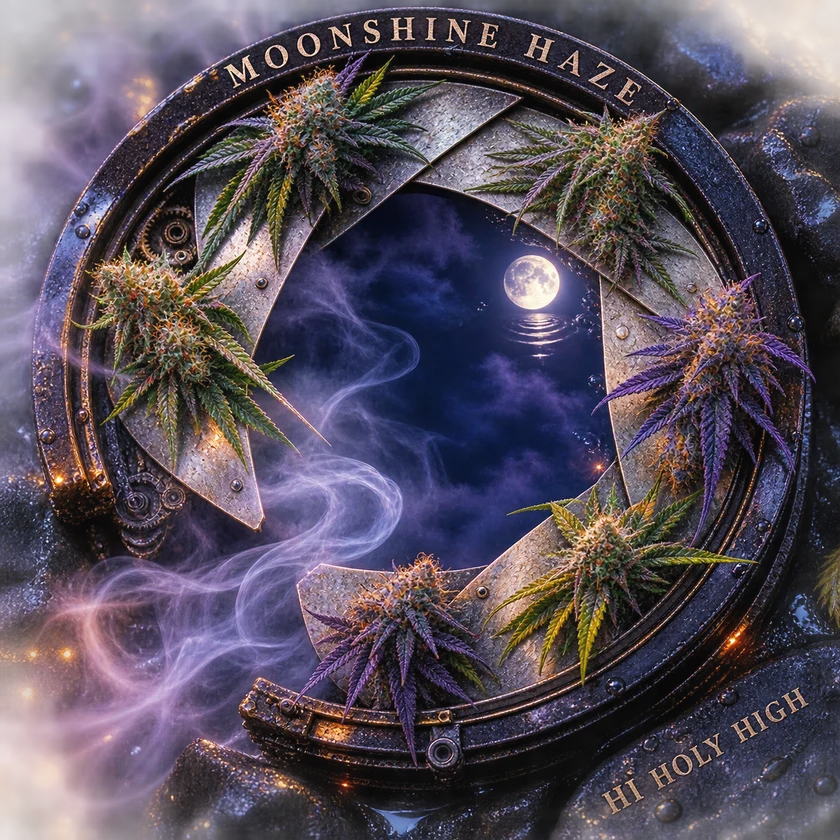 Bestbewertete runde Kunst für Moonshine Haze – Rare Dankness