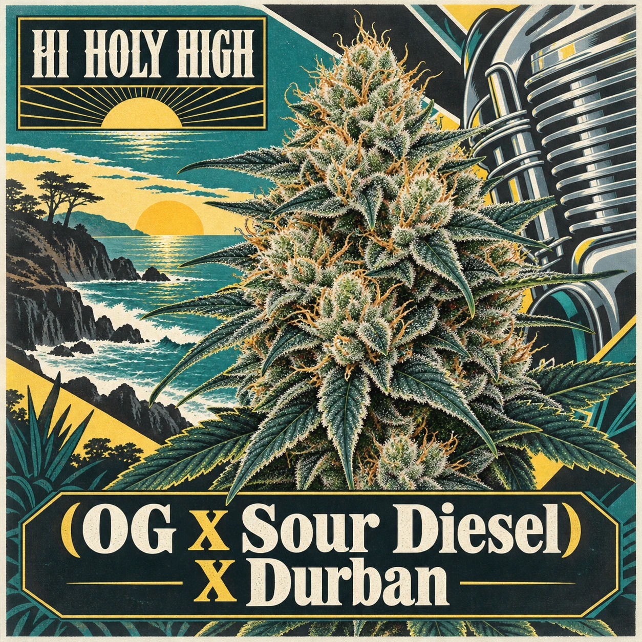 Arte provisional B-S2 · (OG X Sour Diesel) X Durban