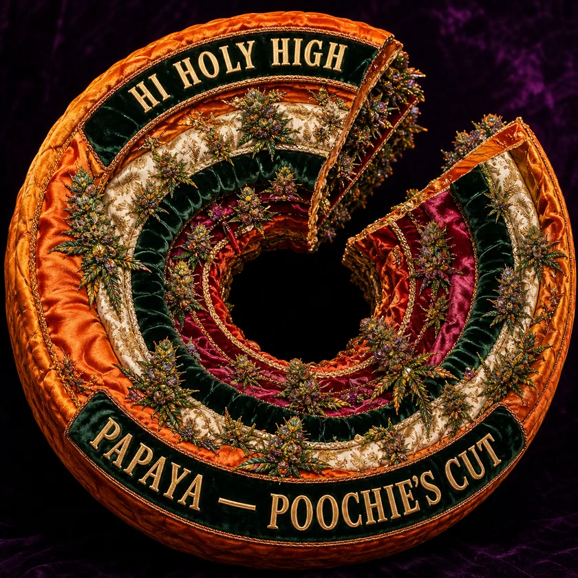 Top-rated round artwork for Papaya (poochies cut)