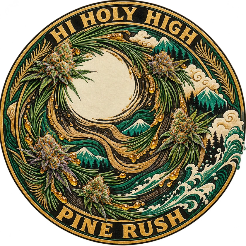 Bestbewertete runde Kunst für Pine Rush