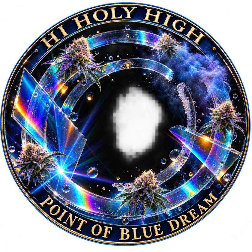 Bestbewertete runde Kunst für Point of Blue Dream