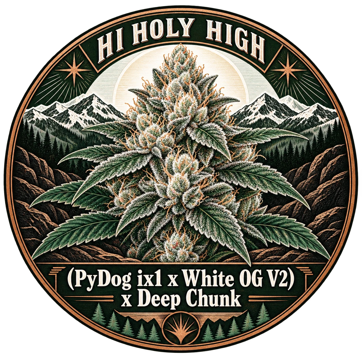 Arte provisional B-R2 · (PyDog ix1 x White OG V2) x Deep Chunk