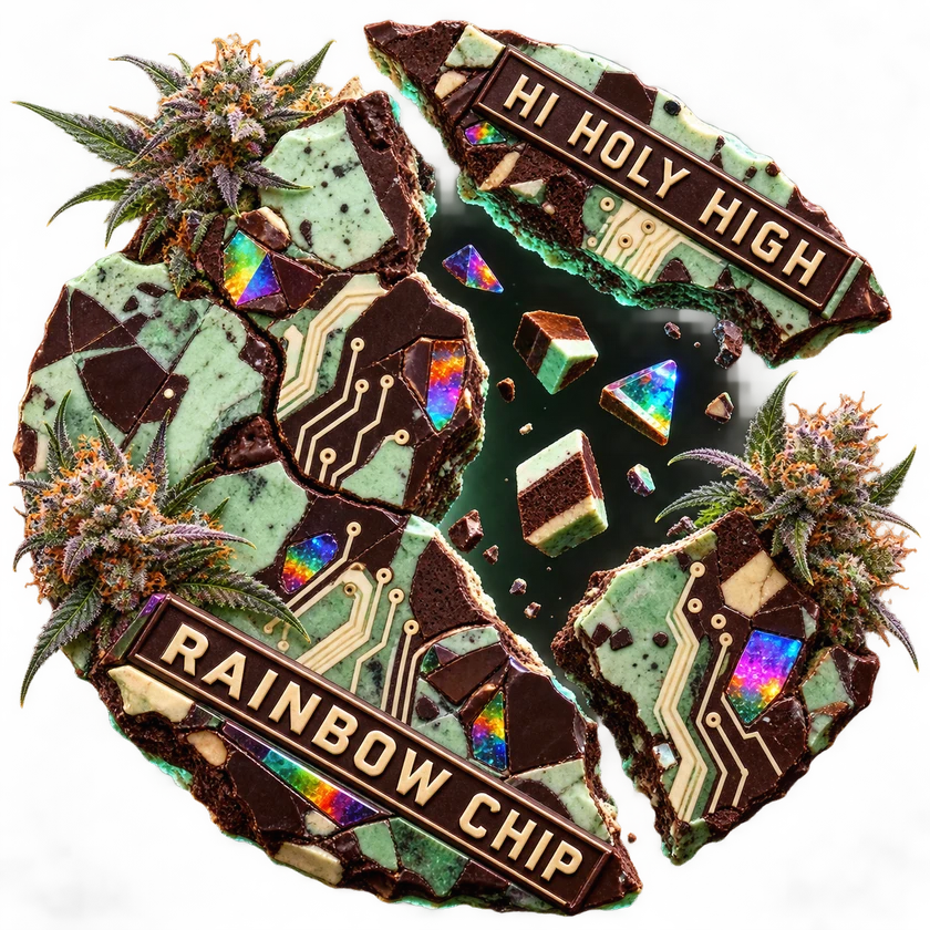 Bestbewertete runde Kunst für Rainbow Chip