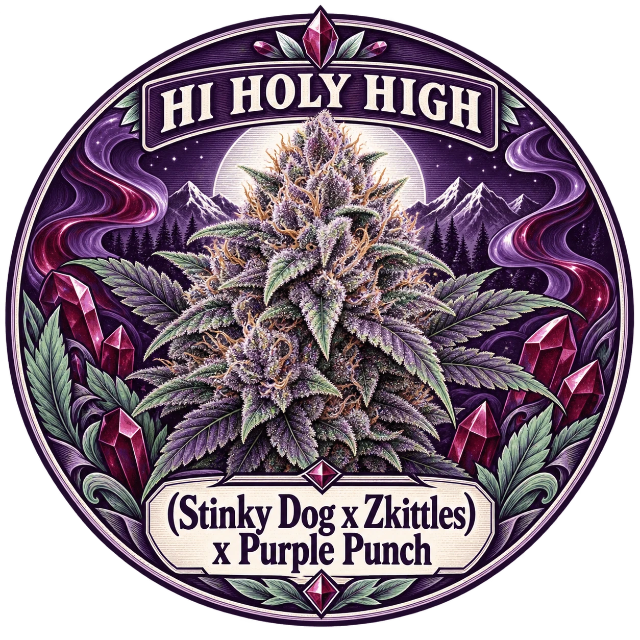 Vorläufiger Entwurf B-R2 · (Stinky Dog x Zkittles) x Purple Punch