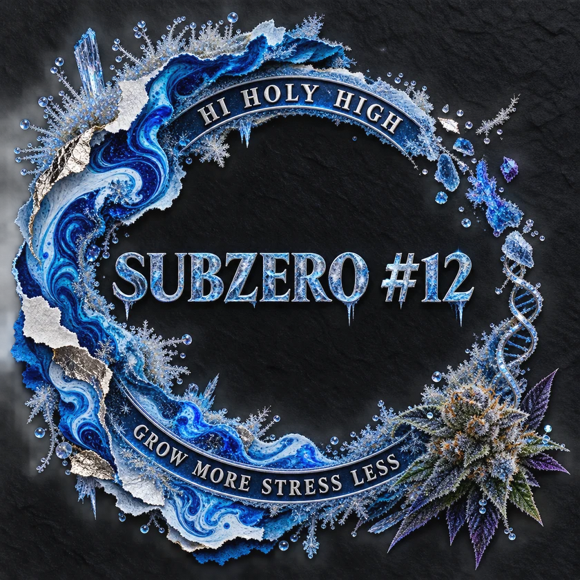 Bestbewertete runde Kunst für Subzero #12 (grow more stress less)