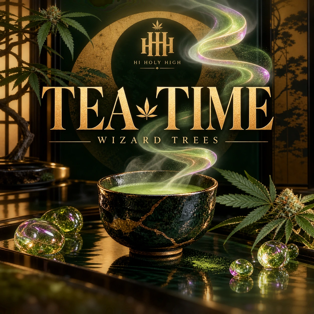Tea Time square artwork