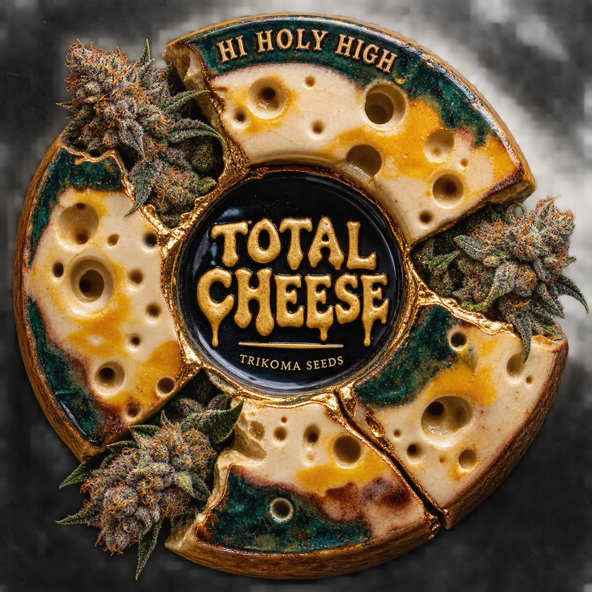 Top-rated round artwork for Total Cheese - Trikoma Seeds
