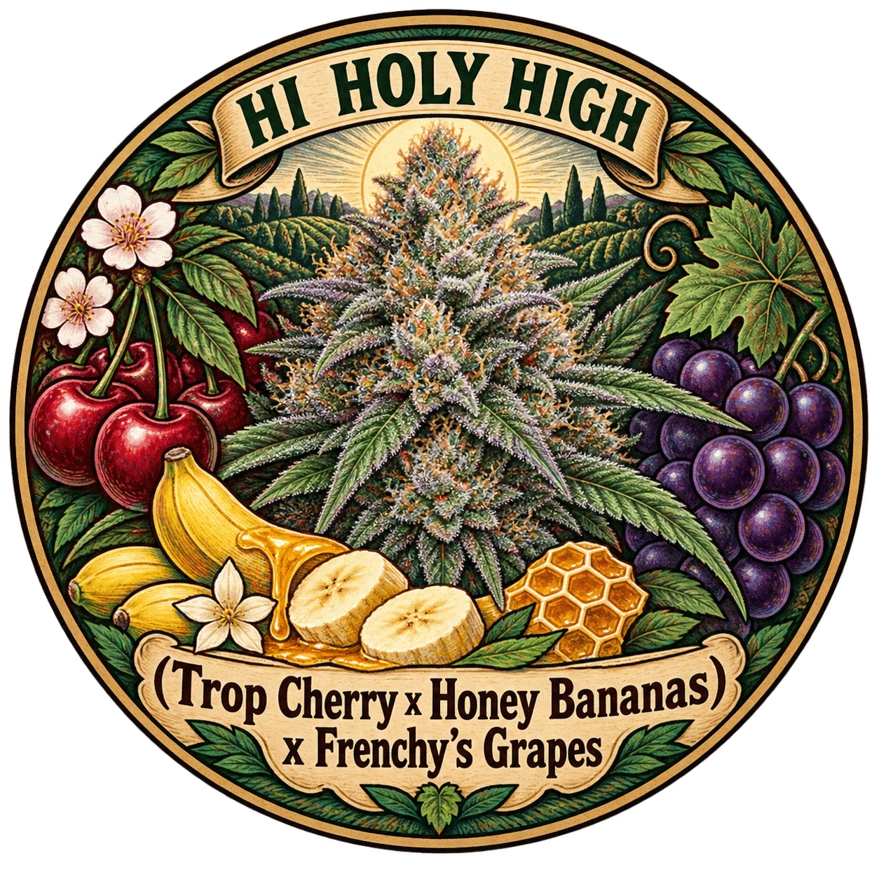Vorläufiger Entwurf B-R2 · (Trop Cherry x Honey Bananas) x Frenchy’s Grapes