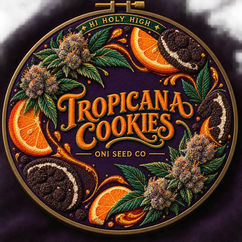 Bestbewertete runde Kunst für Tropicana cookies ( oni Seeds )