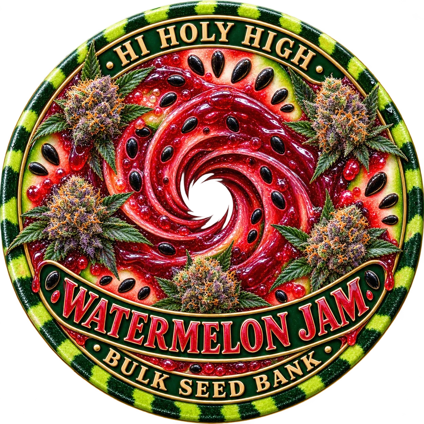 Bestbewertete runde Kunst für Watermelon Jam Bulk Seed Bank